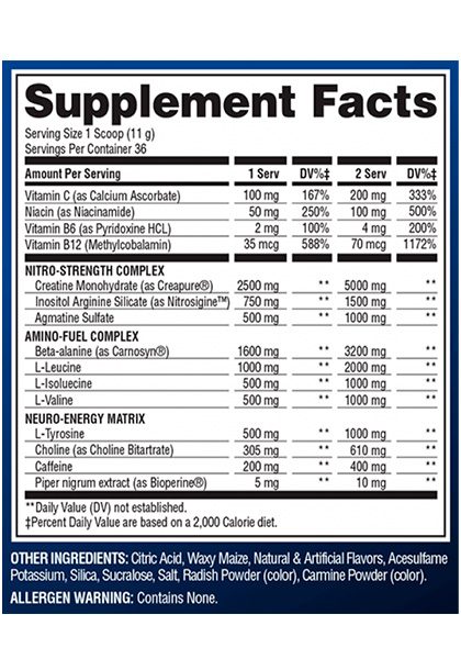 Superpump 3.0 supplement facts 396 gr