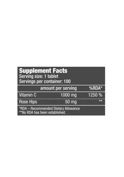 Vitamina c rosa mosqueta 1000 biotech usa supplement facts