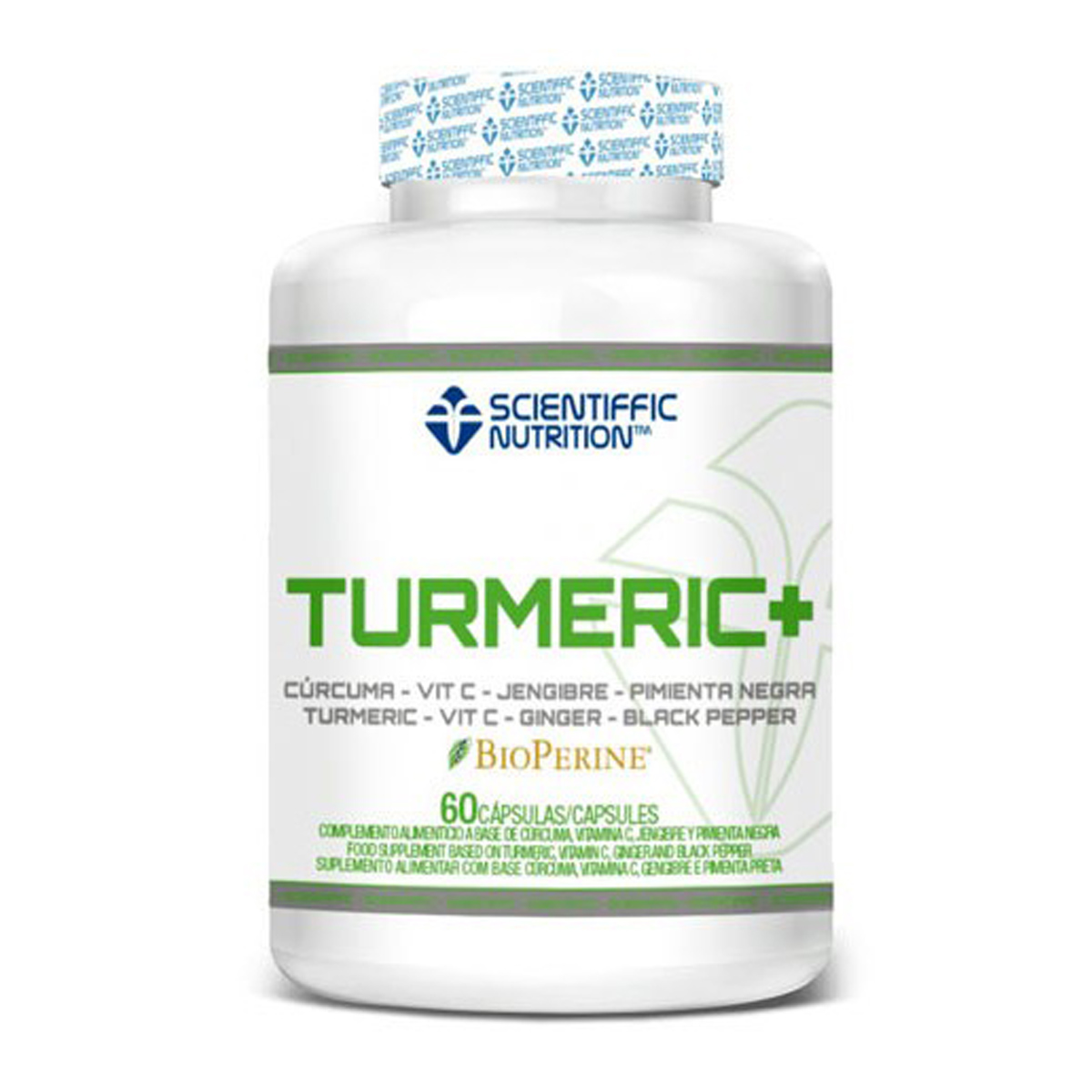 Curcuma Turmeric Scientiffic Nutrition 60capsulas Goldnutricion
