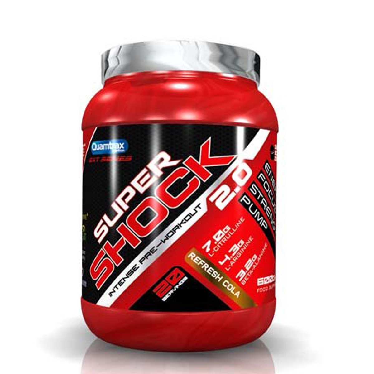 Preentrenamiento Super Shock Quamtrax Xtreme 600 Gr GoldNutricion.