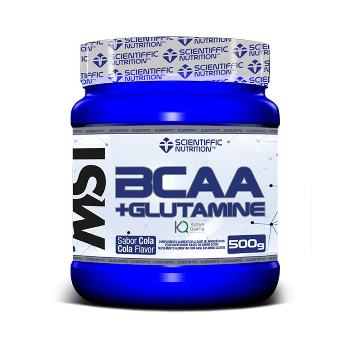 Bcaa + Glutamina Scientiffic Nutrition Calidad Kyowa 500 Gr