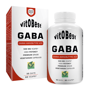 GABA vitobest 500MG con 60 cápsulas de la marca VITOBEST