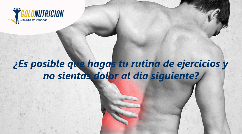 ¿Es posible que hagas tu rutina de ejercicios y tengas que reducir el dolor muscular al día siguiente?